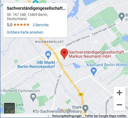 google maps neumann kfz sachverstaendiger berlin standort